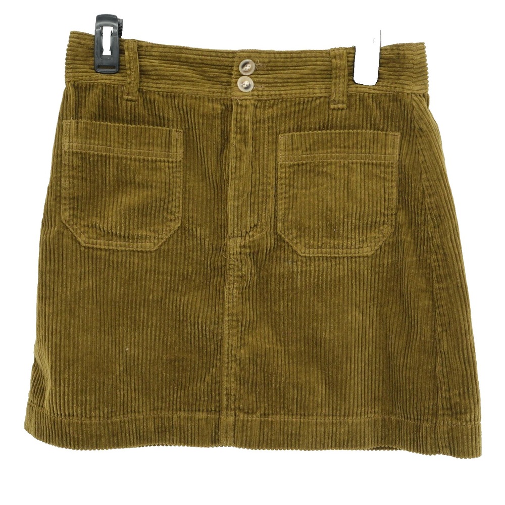 Madewell Corduroy Skirt SZ 2 Short Preppy Academia Collegiate Soft Girl Casual